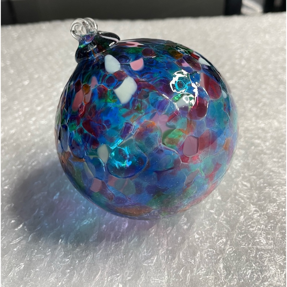 Kitras Art Glass  Ball Hand Blown Glass Ornament